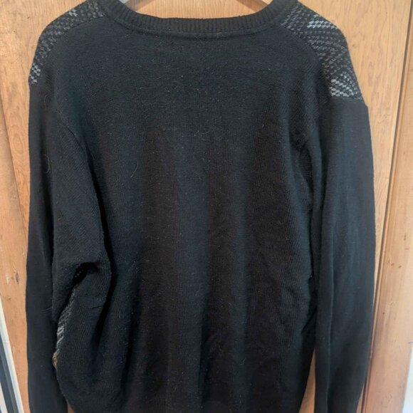 Black V-neck Sweater | US XL - Picture 2 of 2